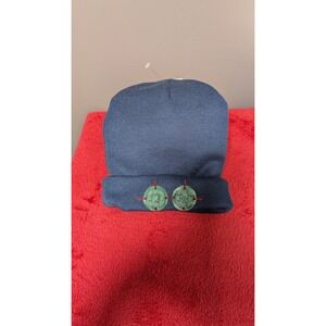 Jordan Brand Beanie Blue One Size Fits Most Acrylic with Coin Charms